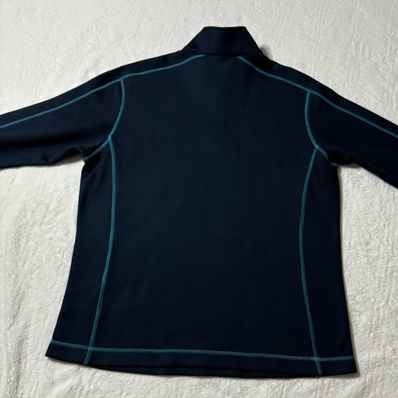 Nike Golf Athletic Blue Quarter Zip Long Sleeve - Picture 2 of 4